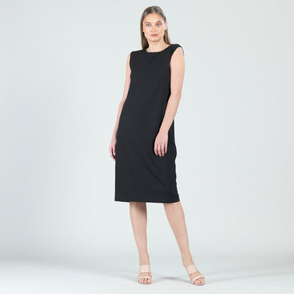 Clara Sunwoo Hot Sale - Modal Cotton - Reversible Cut Out Midi Dress - Black - Final Sale!