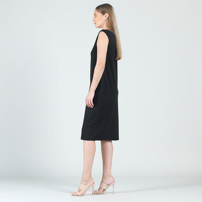 Clara Sunwoo Hot Sale - Modal Cotton - Reversible Cut Out Midi Dress - Black - Final Sale!