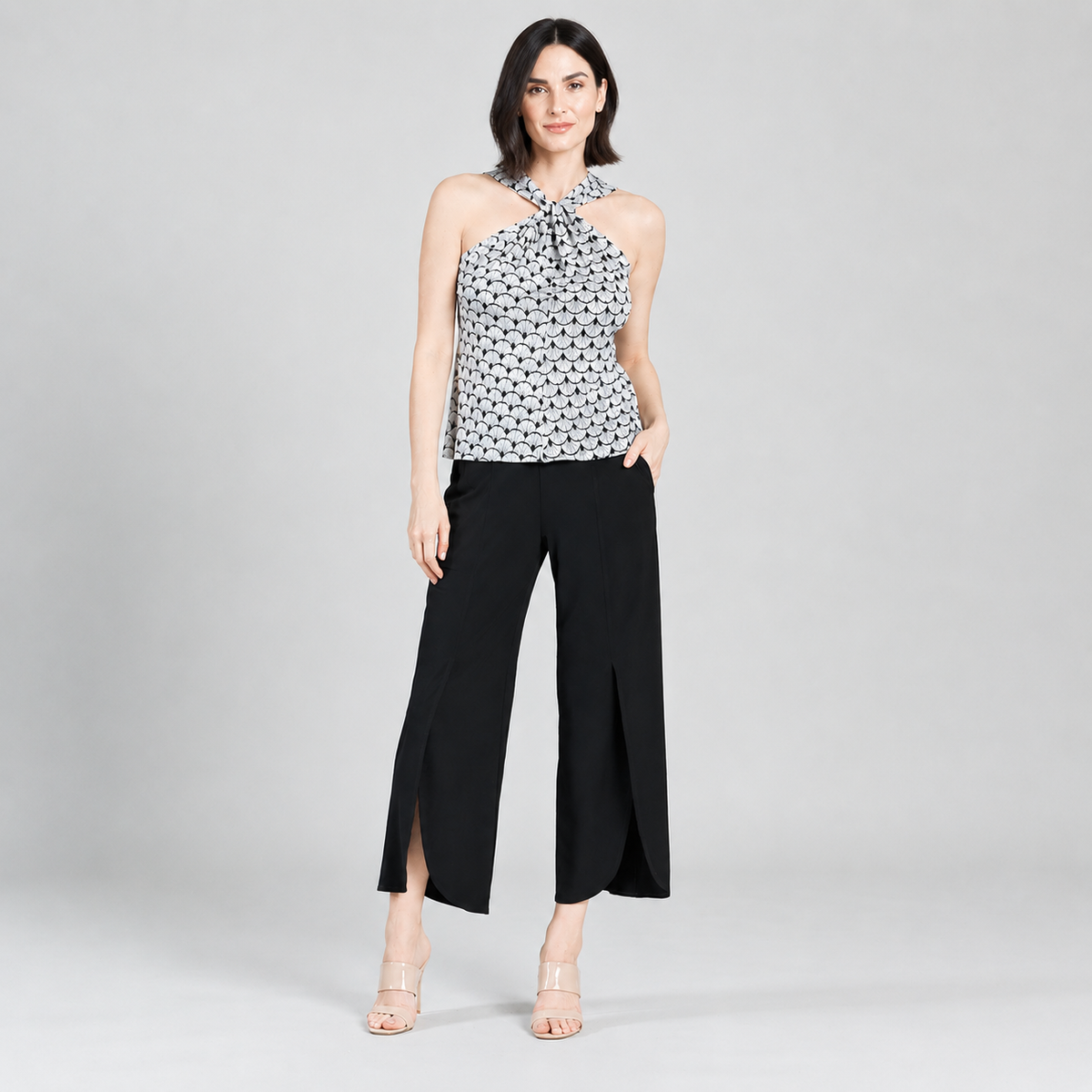 Clara Sunwoo Latest - Butter Knit - Grecian Halter Top - Fan Scatter - Final Sale!