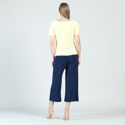 Clara Sunwoo Discount - Side Cinched Flounce Sleeve Top - Yellow - Final Sale!