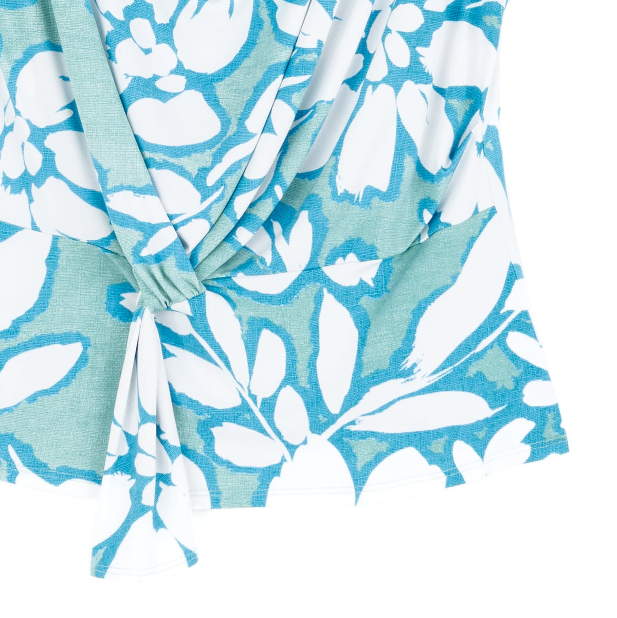 Clara Sunwoo New - Drape Neck Loop Front Top - Paradise Petal - Final Sale