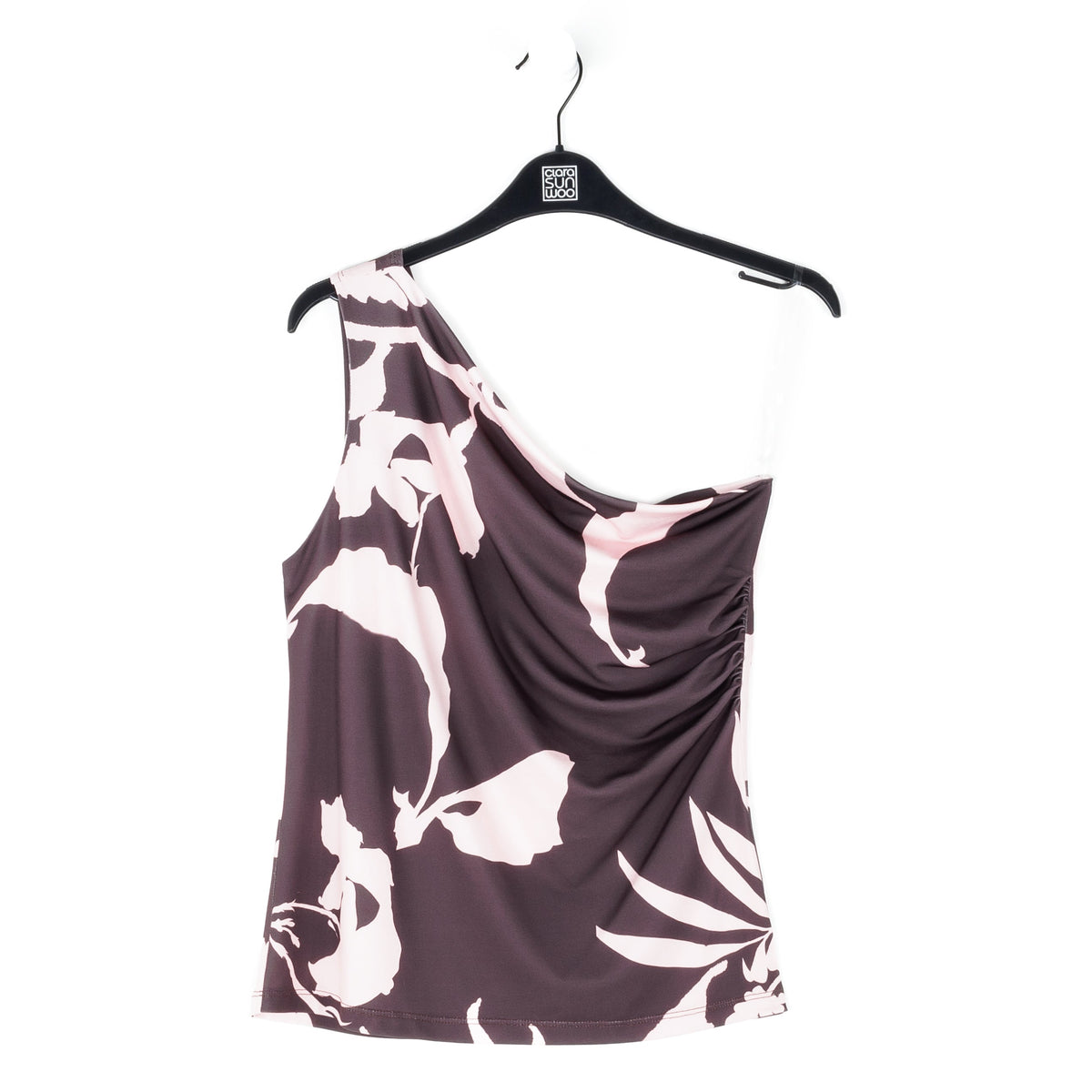 Clara Sunwoo Value - One Shoulder Top - Floral Stem - Final Sale!