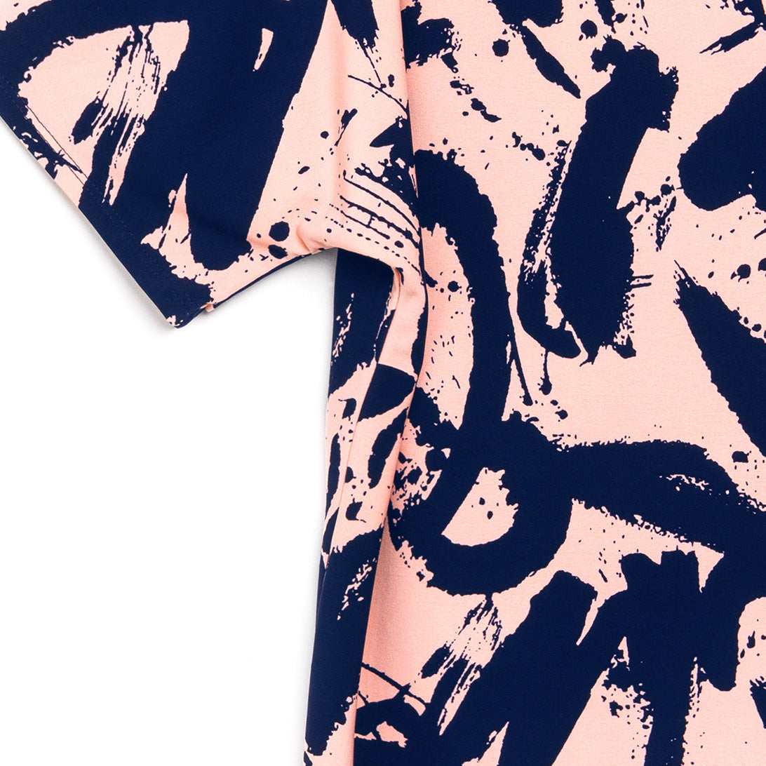 Clara Sunwoo Recommended - Loose Cut Hi-Low Top - Splash Stroke - Final Sale!