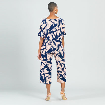 Clara Sunwoo Recommended - Loose Cut Hi-Low Top - Splash Stroke - Final Sale!