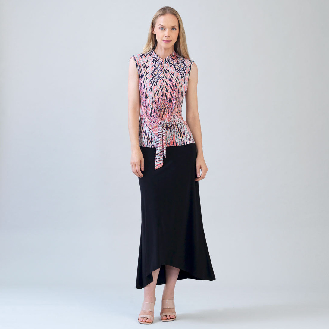 Clara Sunwoo Featured - Sleeveless Center Front Tie Top - Boho Weave - Final Sale!