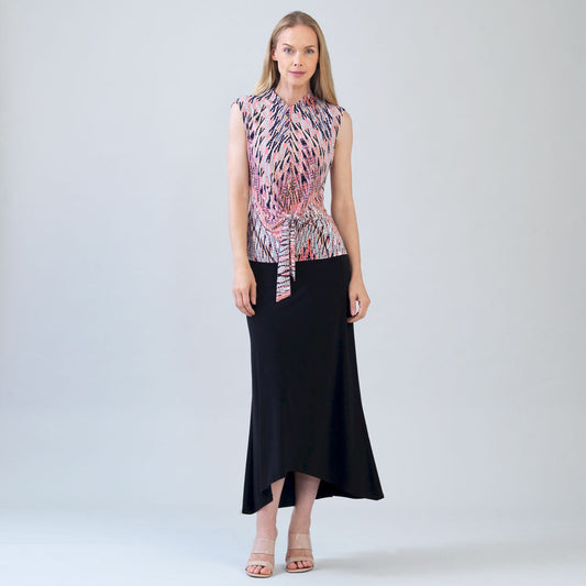 Clara Sunwoo Featured - Sleeveless Center Front Tie Top - Boho Weave - Final Sale!