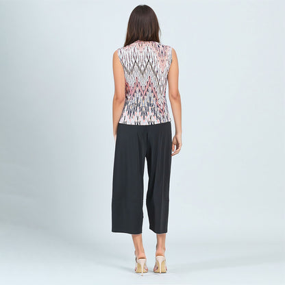 Clara Sunwoo Featured - Sleeveless Center Front Tie Top - Boho Weave - Final Sale!