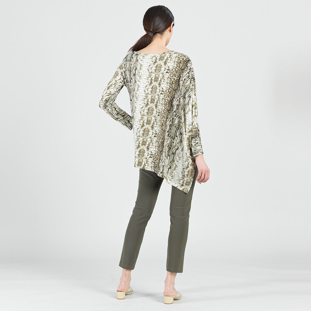 Clara Sunwoo Best Seller - Poncho Sleeve Tunic - Python - Final Sale!