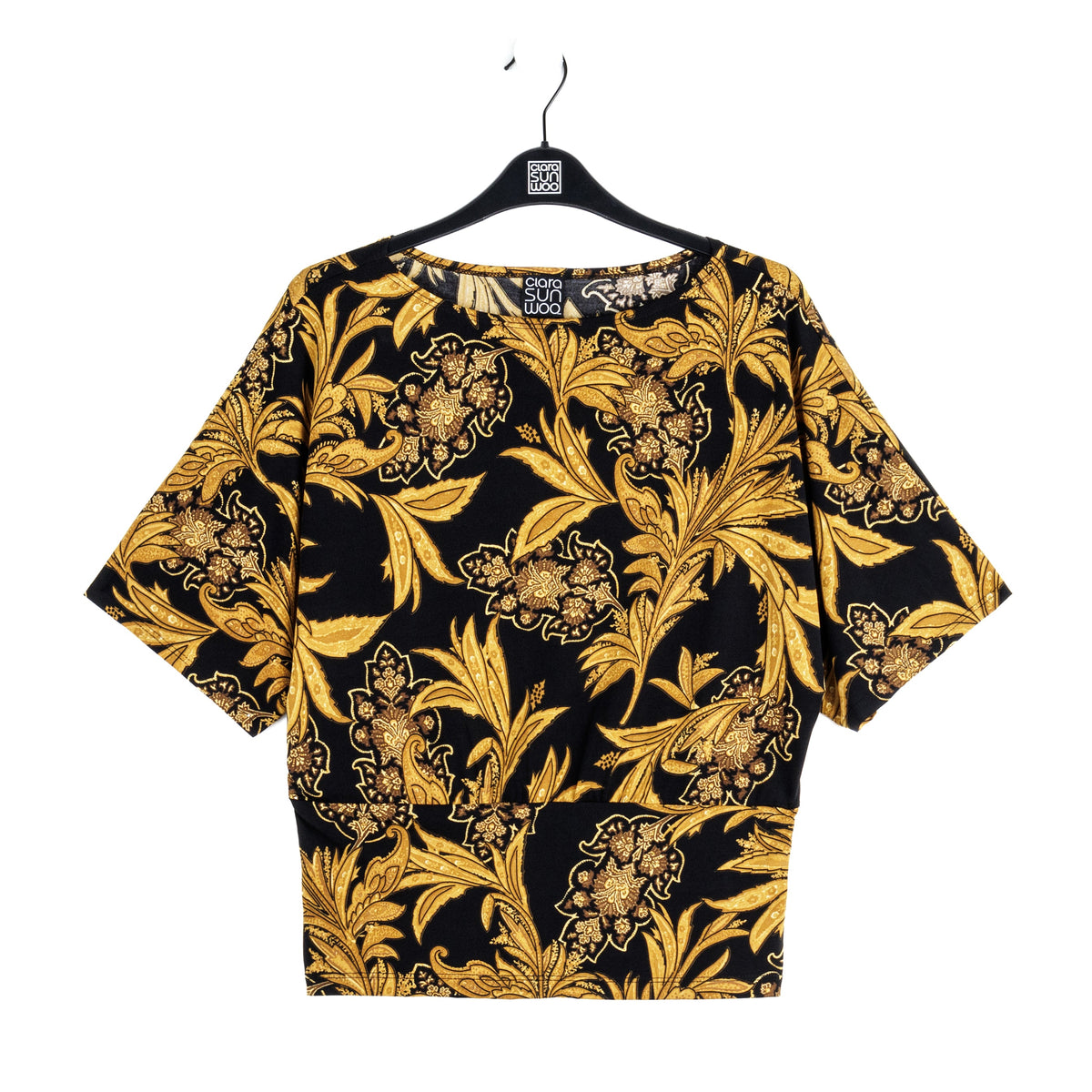 Clara Sunwoo Recommended - Dolman Half Sleeve Top - Baroque Paisley - Final Sale!