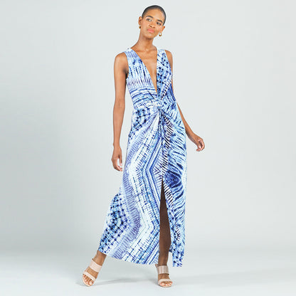 Clara Sunwoo Top Pick - Center Slit Maxi Dress - Acid Wash - Final Sale!