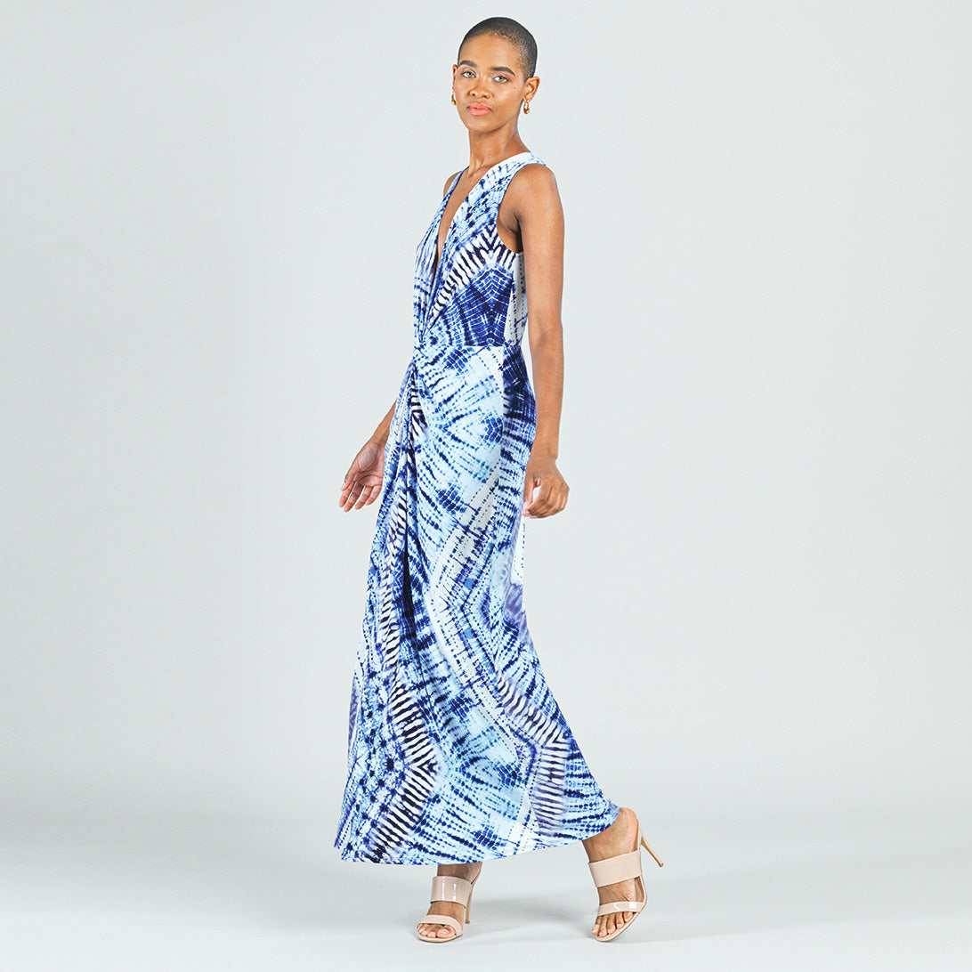 Clara Sunwoo Top Pick - Center Slit Maxi Dress - Acid Wash - Final Sale!