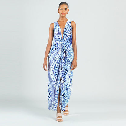 Clara Sunwoo Top Pick - Center Slit Maxi Dress - Acid Wash - Final Sale!