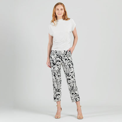 Clara Sunwoo Exclusive - Side Ruched Boat Neck Top - Bone - Final Sale