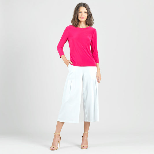 Clara Sunwoo Signature - Reversible Back Tie Top - Hot Pink - Final Sale
