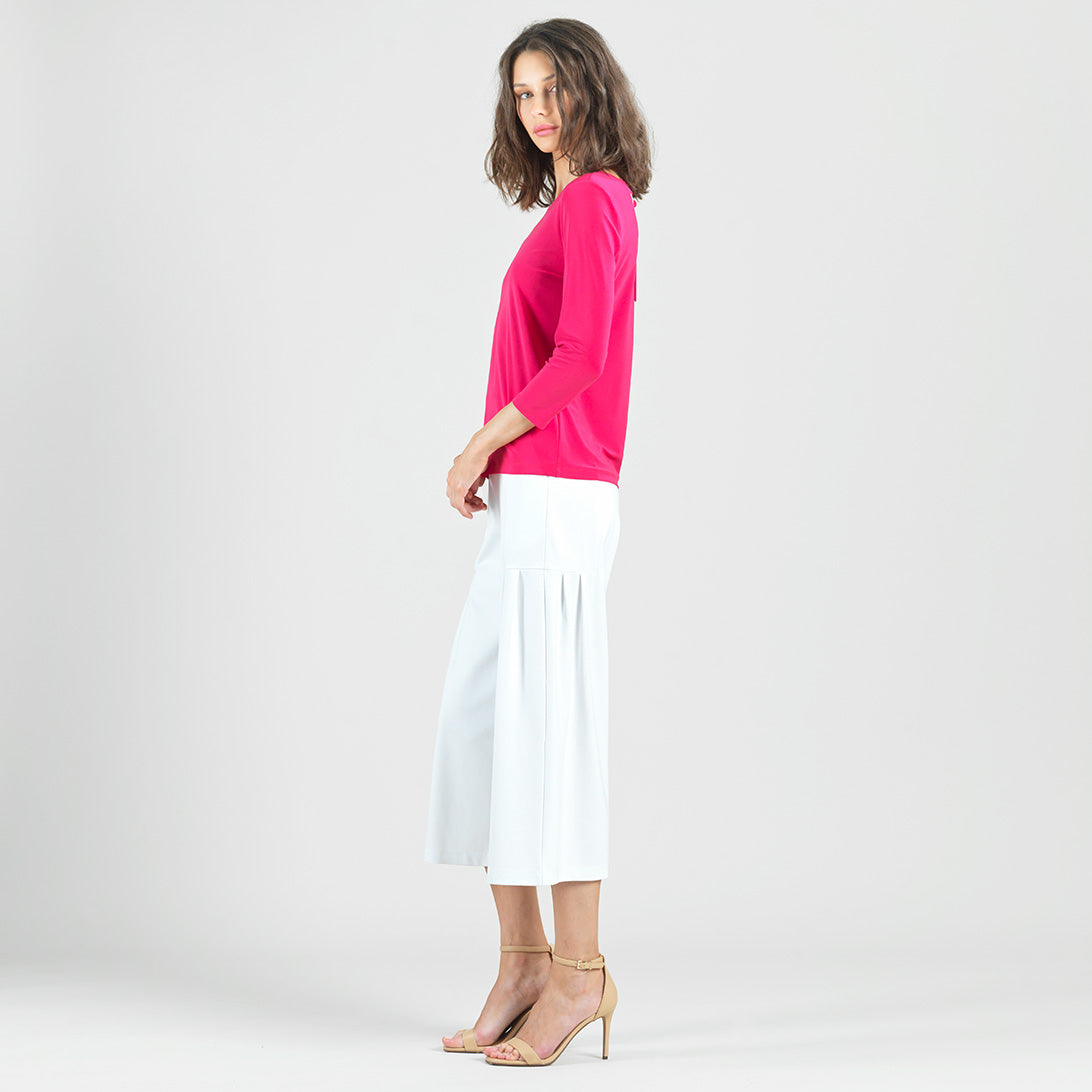 Clara Sunwoo Signature - Reversible Back Tie Top - Hot Pink - Final Sale