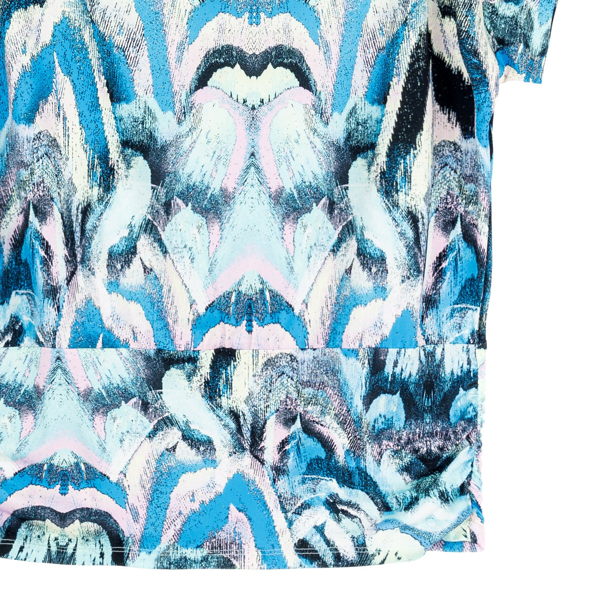 Clara Sunwoo Trending - Side Ruched Boat Neck Top - Abstract Prism - Final Sale!