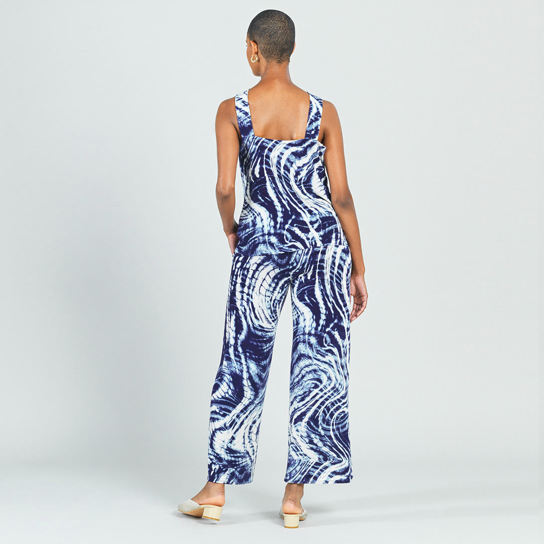 Clara Sunwoo Best Price - Crepe Knit - Grecian Halter Top - Swirl Wave - Final Sale!