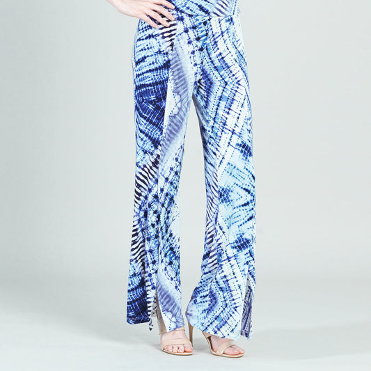Clara Sunwoo Popular - Kick Front High Slit Pant - Acid Wash - Final Sale!