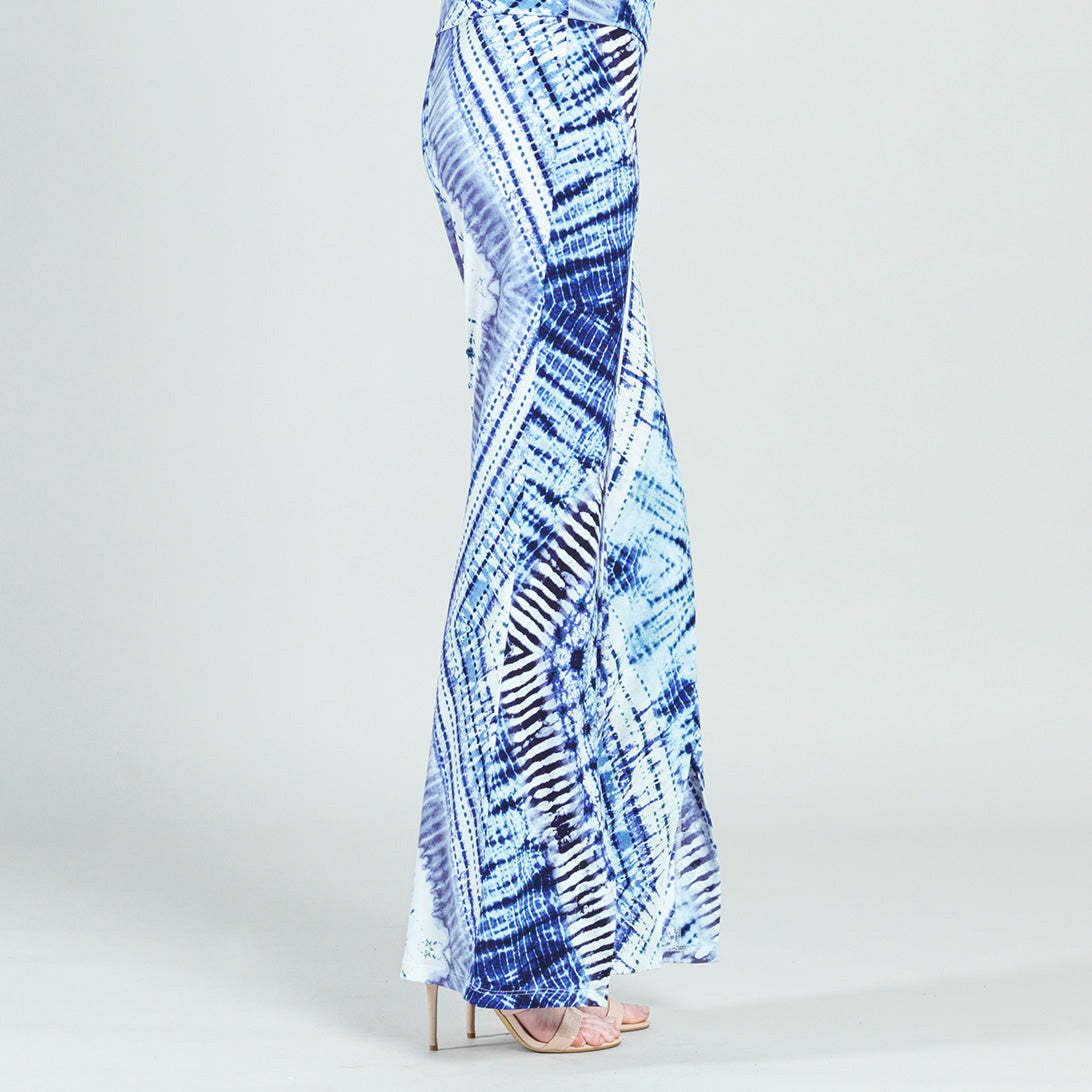 Clara Sunwoo Popular - Kick Front High Slit Pant - Acid Wash - Final Sale!