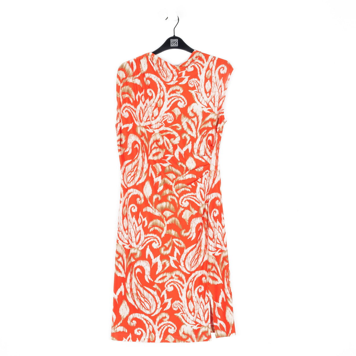 Clara Sunwoo Customer Favorite - Butter Knit - Side Slit Midi Dress - Paisley Lotus - Final Sale!