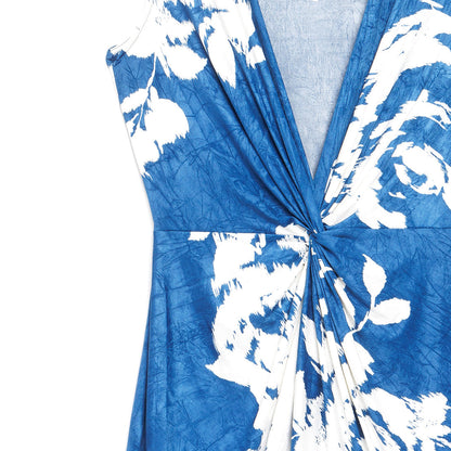 Clara Sunwoo Hot Sale - Crushed Silk Knit - Center Slit Maxi Dress - Dreamy Floral - Final Sale!