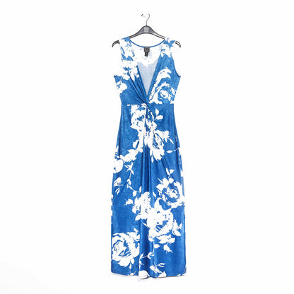Clara Sunwoo Hot Sale - Crushed Silk Knit - Center Slit Maxi Dress - Dreamy Floral - Final Sale!