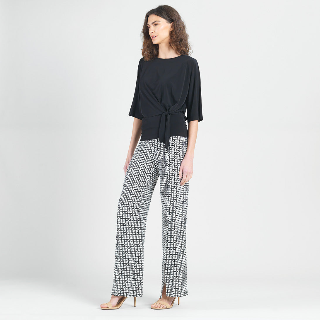Clara Sunwoo Everyday - Kick Front High Slit Pant - Chain Ring - Final Sale!