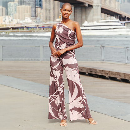 Clara Sunwoo Hot Sale - Signature Palazzo Pant - Floral Stem - Final Sale