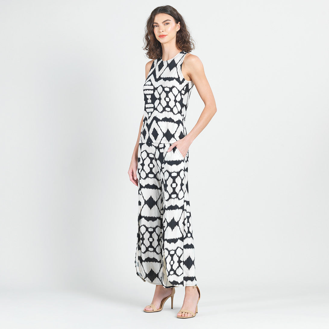 Clara Sunwoo Discount - Crinkle Pleat Knit - Modern Jewel Neck Tank - Aztec - Final Sale!