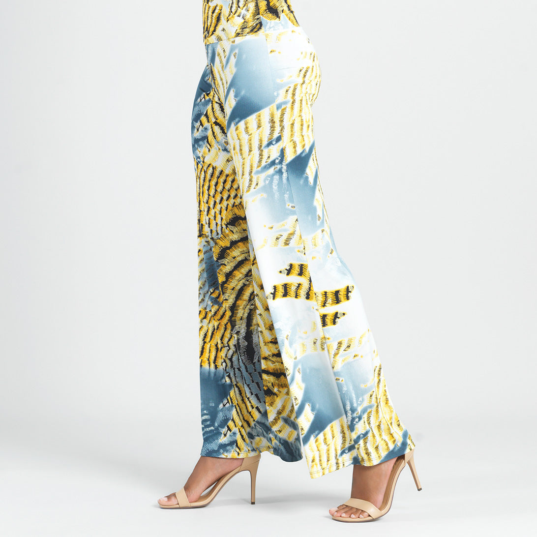 Clara Sunwoo Everyday - Butter Knit - Palazzo Pant - Palm Feather - Final Sale!