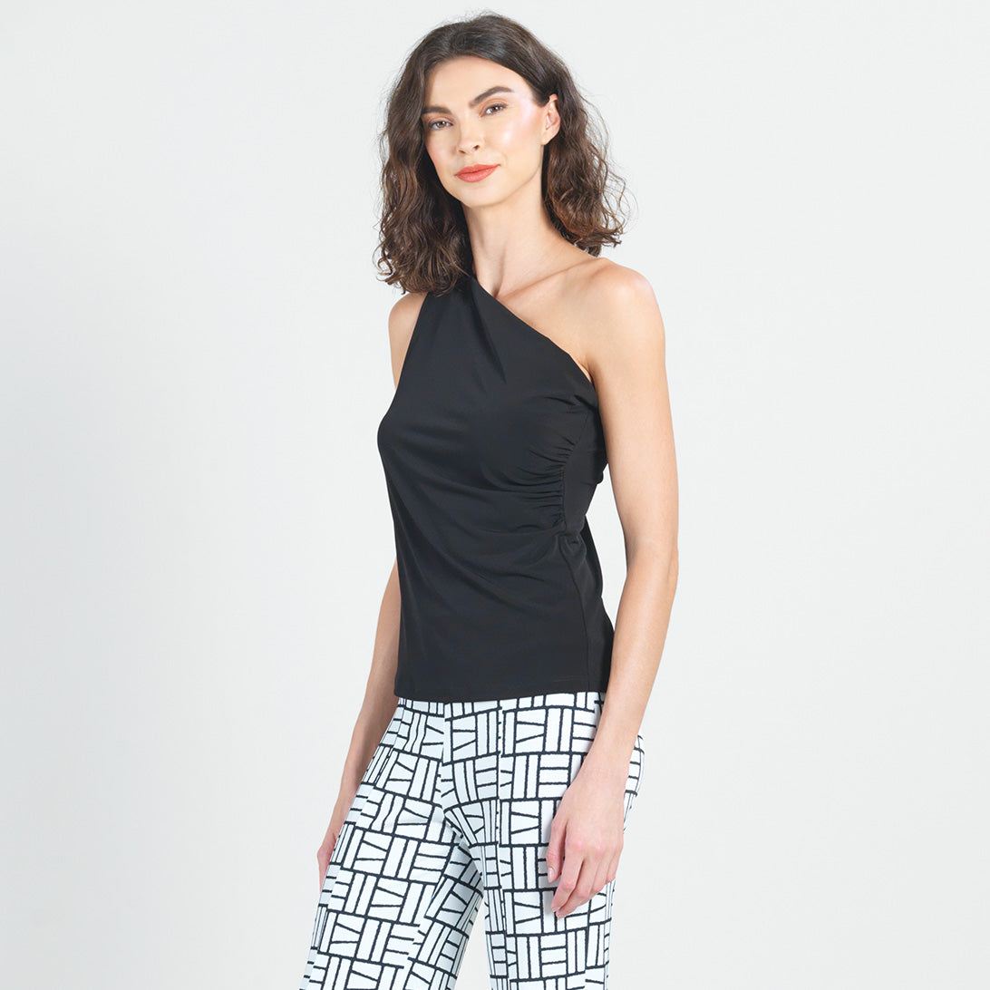 Clara Sunwoo Trusted - One Shoulder Top - Black - Final Sale!