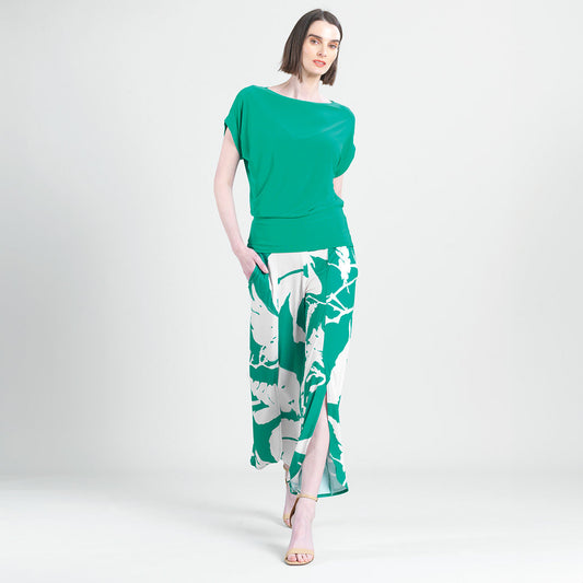 Clara Sunwoo Top Pick - Dolman Short Sleeve Top - Emerald - Final Sale!