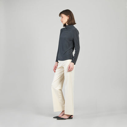 Clara Sunwoo Best Price - Mock Funnel Neck Top - Charcoal
