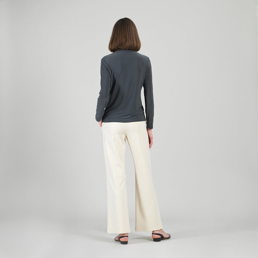 Clara Sunwoo Best Price - Mock Funnel Neck Top - Charcoal