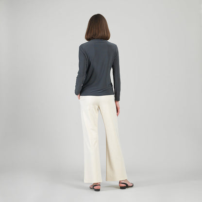 Clara Sunwoo Best Price - Mock Funnel Neck Top - Charcoal