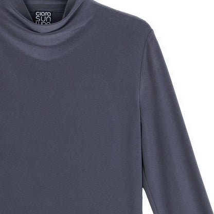 Clara Sunwoo Best Price - Mock Funnel Neck Top - Charcoal