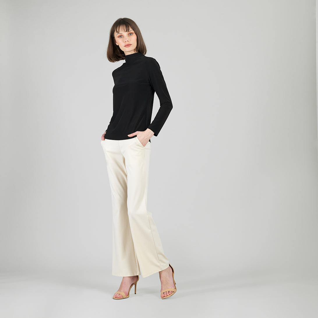 Clara Sunwoo Sale - Mock Funnel Neck Top - Black