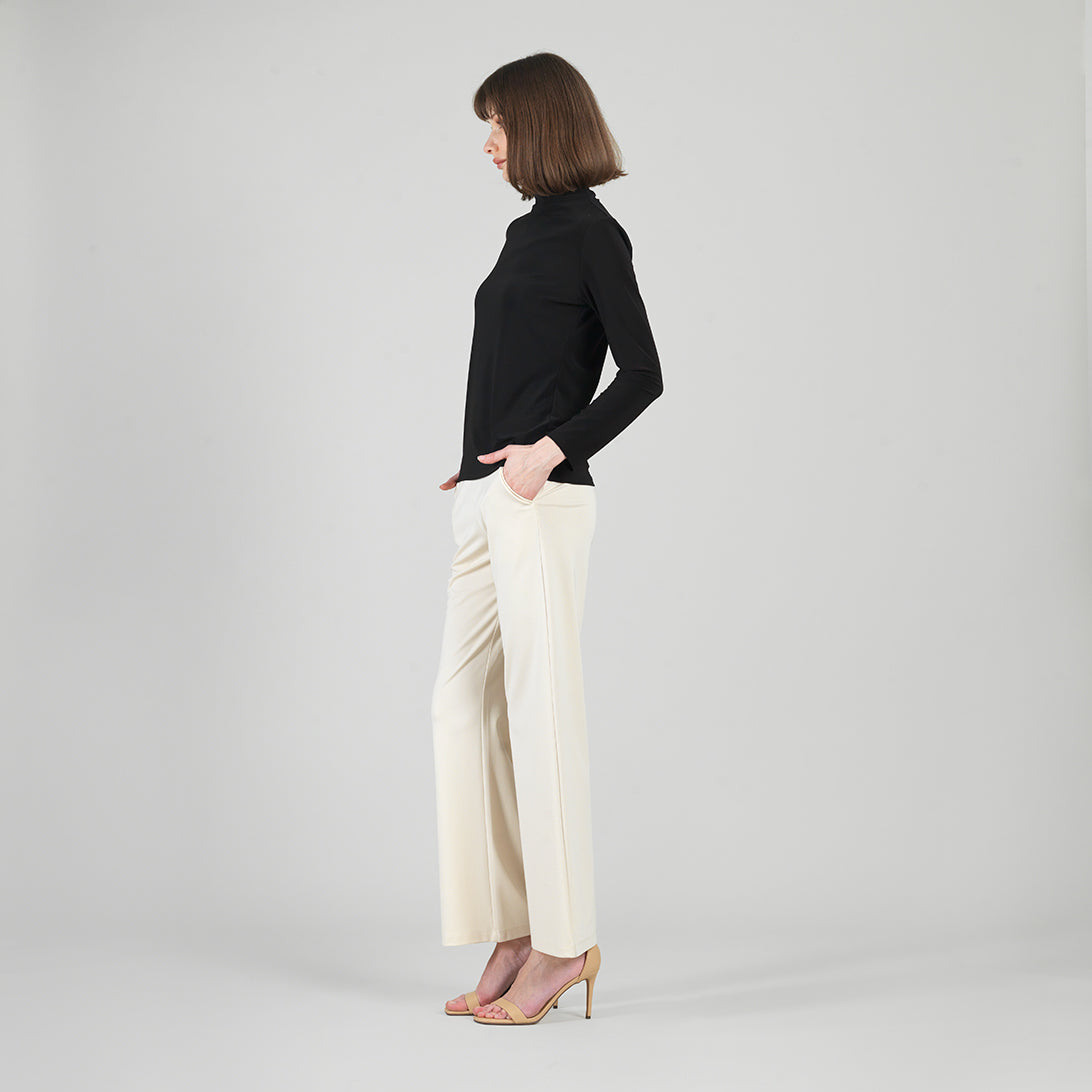 Clara Sunwoo Sale - Mock Funnel Neck Top - Black