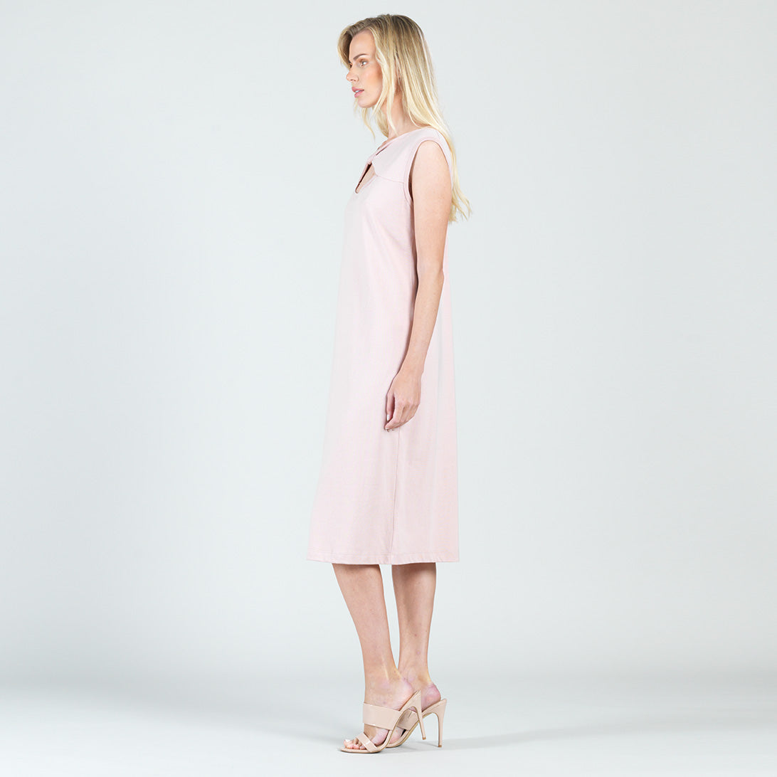 Clara Sunwoo Best Price - Modal Cotton - Reversible Cut Out Midi Dress - Mauve - Final Sale!