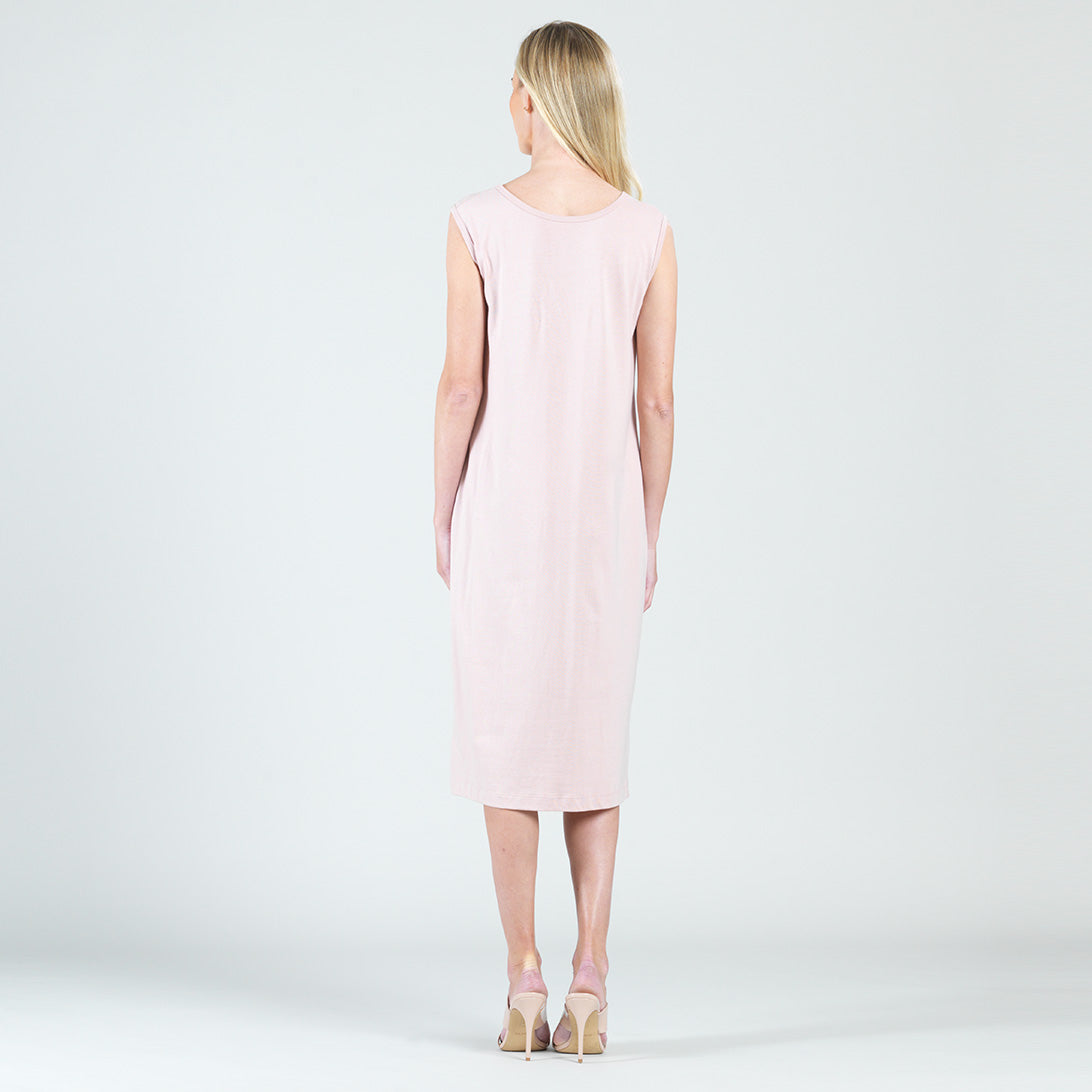 Clara Sunwoo Best Price - Modal Cotton - Reversible Cut Out Midi Dress - Mauve - Final Sale!