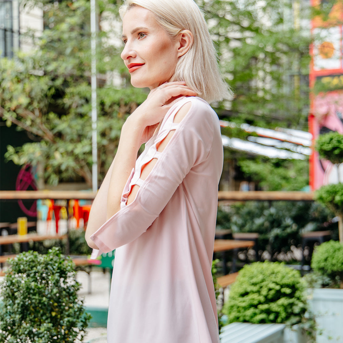 Clara Sunwoo Smart Buy - Ladder Sleeve Tunic - Rose - Final Sale!