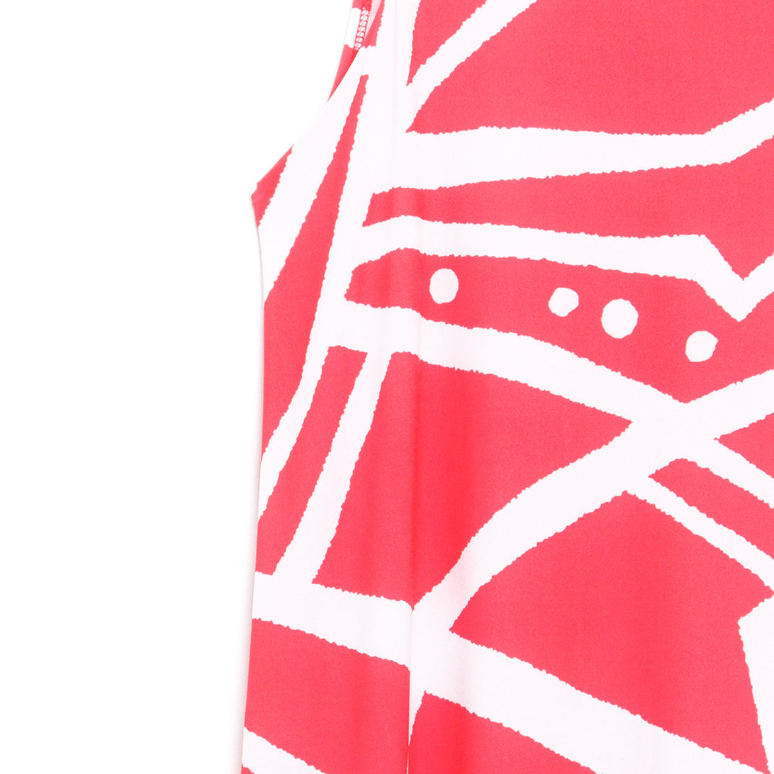 Clara Sunwoo Great Value - Jewel Neck Swing Dress - Stripes+Dots - Final Sale!