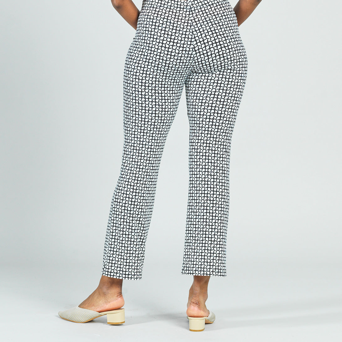 Clara Sunwoo Great Value - Center Seam Front Slit Ankle Pant - Chain Ring - Final Sale!