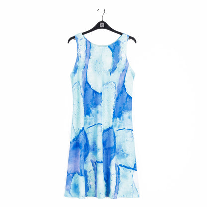 Clara Sunwoo Everyday - Jewel Neck Swing Dress - Water Splash - Final Sale!