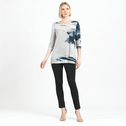 Clara Sunwoo Smart Buy - Scoop Neck Tunic  - Misty Petals - Final Sale!