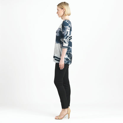 Clara Sunwoo Smart Buy - Scoop Neck Tunic  - Misty Petals - Final Sale!