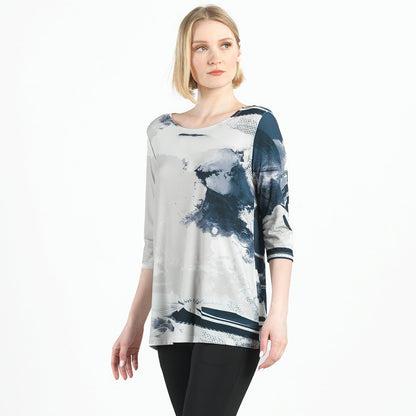 Clara Sunwoo Smart Buy - Scoop Neck Tunic  - Misty Petals - Final Sale!