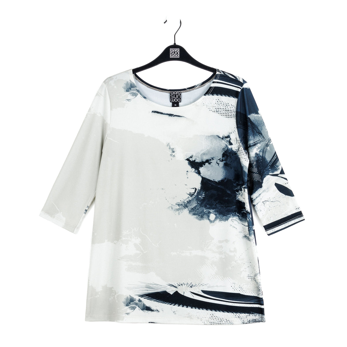 Clara Sunwoo Smart Buy - Scoop Neck Tunic  - Misty Petals - Final Sale!