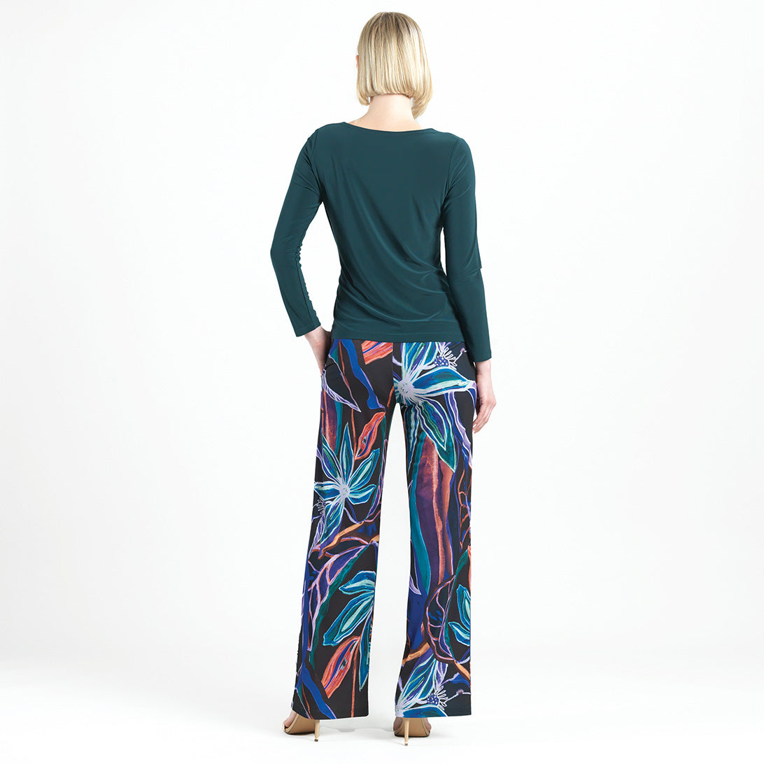 Clara Sunwoo Recommended - Side Tie Waist Top - Hunter Green - Final Sale