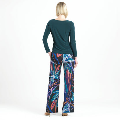 Clara Sunwoo Recommended - Side Tie Waist Top - Hunter Green - Final Sale